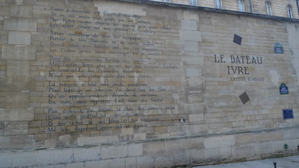 Visit Precious churches of Saint-Germain-des-Près - Poem Le bateau ivre by Arthur Rimbaud Ferou Street Ulrich