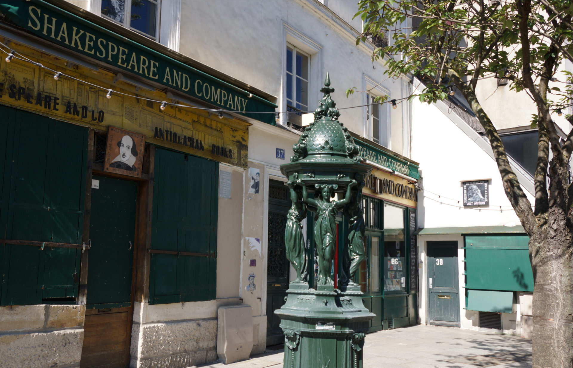 Visit The Famous left bank - St Germain Shakespeare shop Delphine