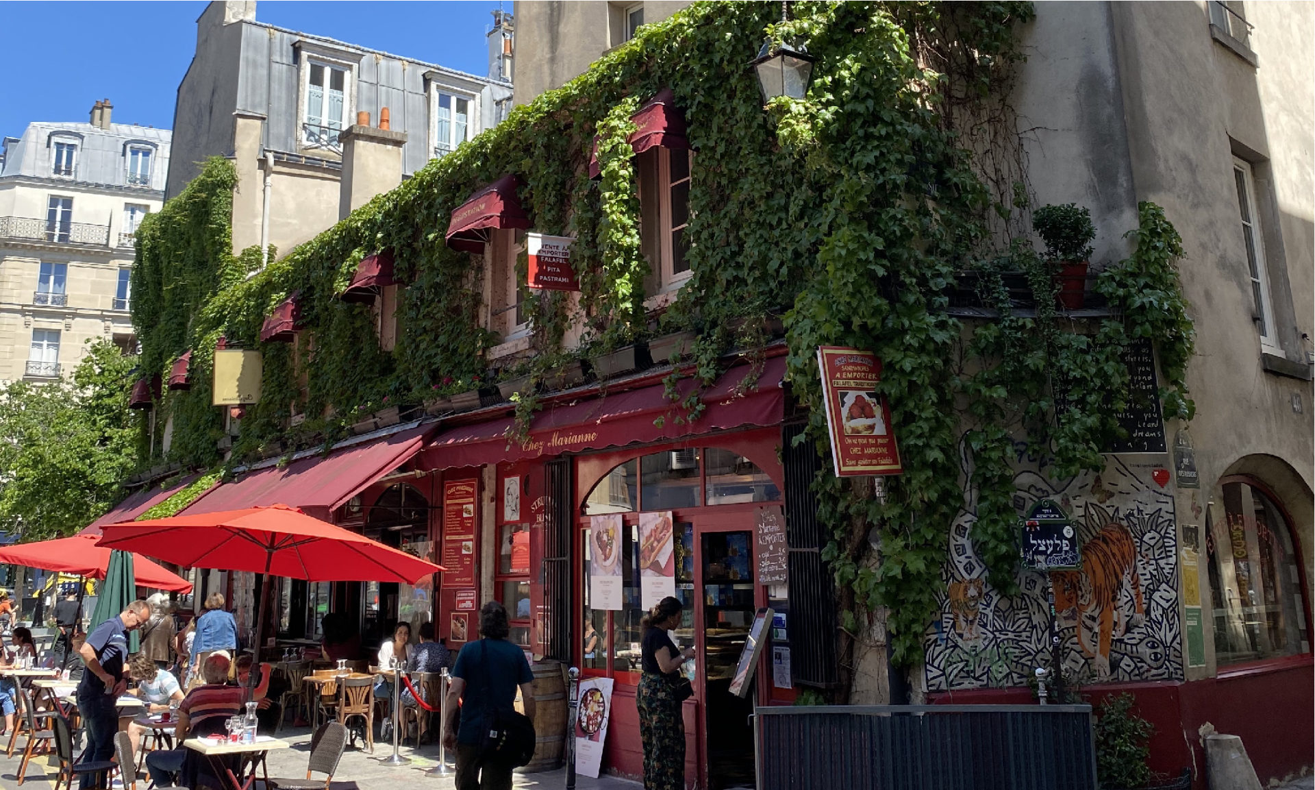 Visit Marais - street cafe Françoise H
