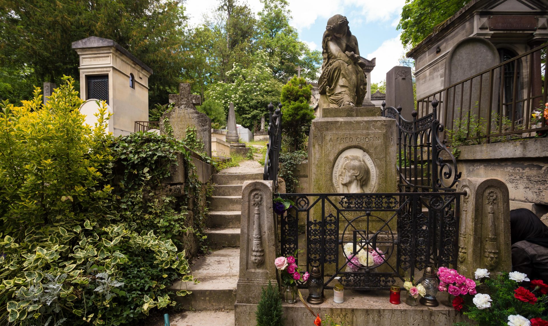 Visit On the footsteps of great men at "Pere Lachaise" cemetery - Tomb of Chopin