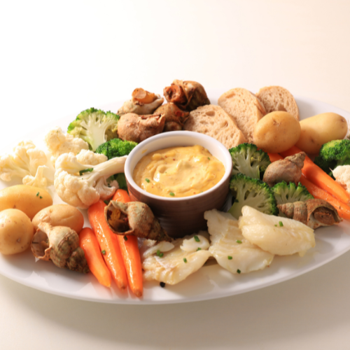 aïoli avec des crudités