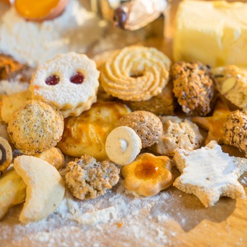 Bredele au beurre d'alsace de pleins de formes