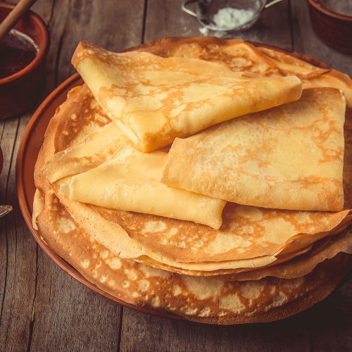 crepes empilés